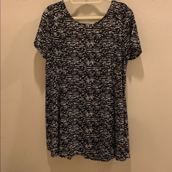 Lush Dresses & Skirts - Black and White babydoll dress